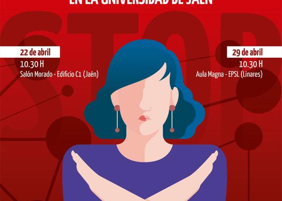 Cartel Mesa redonda 'Estrategias y recursos para la prevención de la violencia de género en la Universidad de Jaén'
