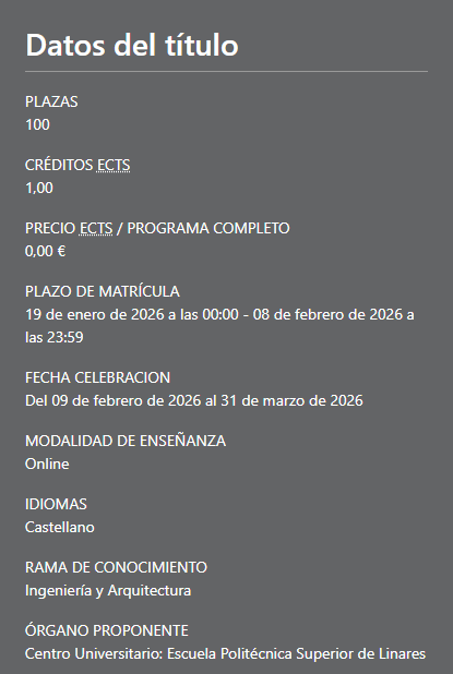 Curso de nivelación de Matemáticas